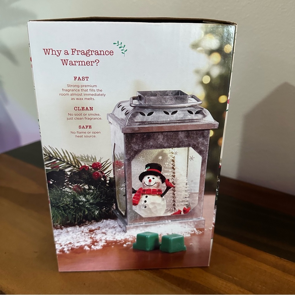 ScentSationals Snowman Lantern Fragrance Warmer Limited Edition Holiday Decor - Picture 2 of 5